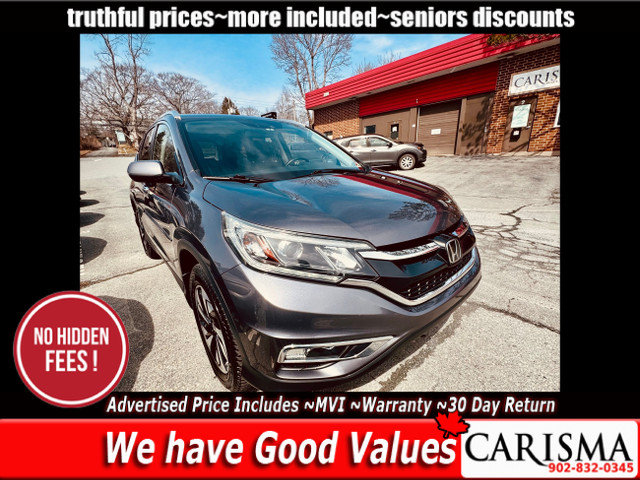 ~SALE $18,988~Leather~Sunroof~Nav~'16 Honda CR-V Touring AWD in Cars & Trucks in Bedford - Image 2