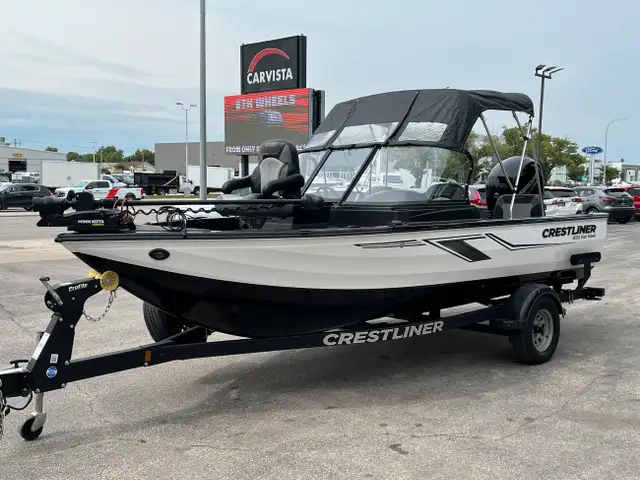2022 Crestliner 1850 Fish Hawk 150HP MERC/TRAILER INC - 43 HRS in Powerboats & Motorboats in Winnipeg - Image 25