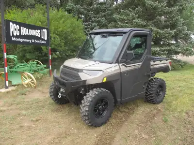 2024 POLARIS RANGER XP 1000 NORTH STAR $23,500.00 + TAX 10,335 MILES COMES WITH FULL CAB, DOORS WITH...