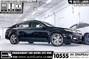 2013 Acura TL ELITE SH-AWD TOIT/CUIR/NAVI/ANGLE MORT/CAMERA/MAGS