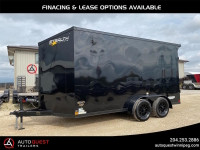 2024 Stealth Trailers 7' x 14' V-Nose Ramp Door-NP3700