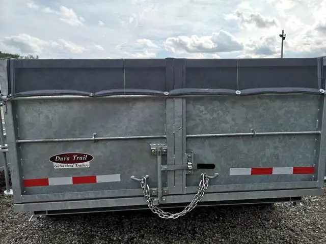  2024 Duratrail 6.5x12 7 Ton Galvanized Dump in Cargo & Utility Trailers in Mississauga / Peel Region - Image 7