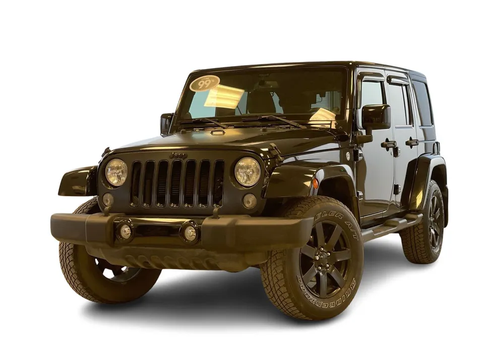 2014 Jeep Wrangler Unlimited Sahara Low KM local trade