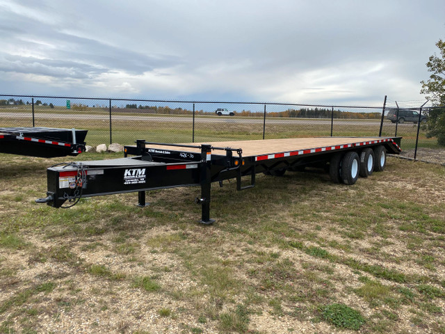 2026 32' Triple Dually Flat Deck Trailer (3)10k Axles Monster Ra in Cargo & Utility Trailers in Red Deer