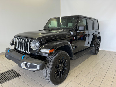 2023 Jeep Wrangler 4xe Sahara 4X4 | CUIR | ÉCRAN TACTILE | SIÈGE