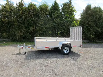 Miska 5'x10' Silver Bullet Utility Trailer Made in Canada 5'x10' Aluminum Utility Trailers - Ready t...