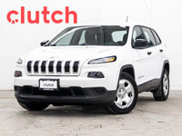 2018 Jeep Cherokee Sport 4x2 w/ UConnect 3, Bluetooth, A/C