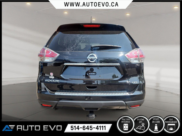 2016 Nissan Rogue SL AWD * GPS * TOIT PANO * CUIR * CAMERA * MAG in Cars & Trucks in City of Montréal - Image 3