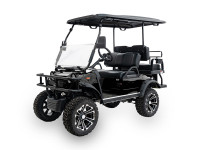 2023 HDK Electric Vehicles Forester 4 Golf Cart Black