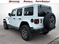 2025 JEEP WRANGLER 4-DOOR SAHARA 4X4 Bright White Black Mckinley Trimmed Seats 3.6L V6 Engine - Safe... (image 3)