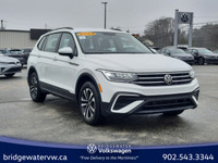 New Price! White 2024 Volkswagen Tiguan Trendline 4Motion | Apple CarPlay | Android Auto AWD 8-Speed... (image 3)