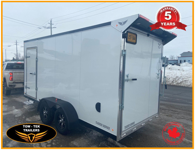 2025-Tow-Tek 7 x 16 Cargo trailer, black-out, Tuf-Tek Flooring in Cargo & Utility Trailers in Mississauga / Peel Region - Image 4