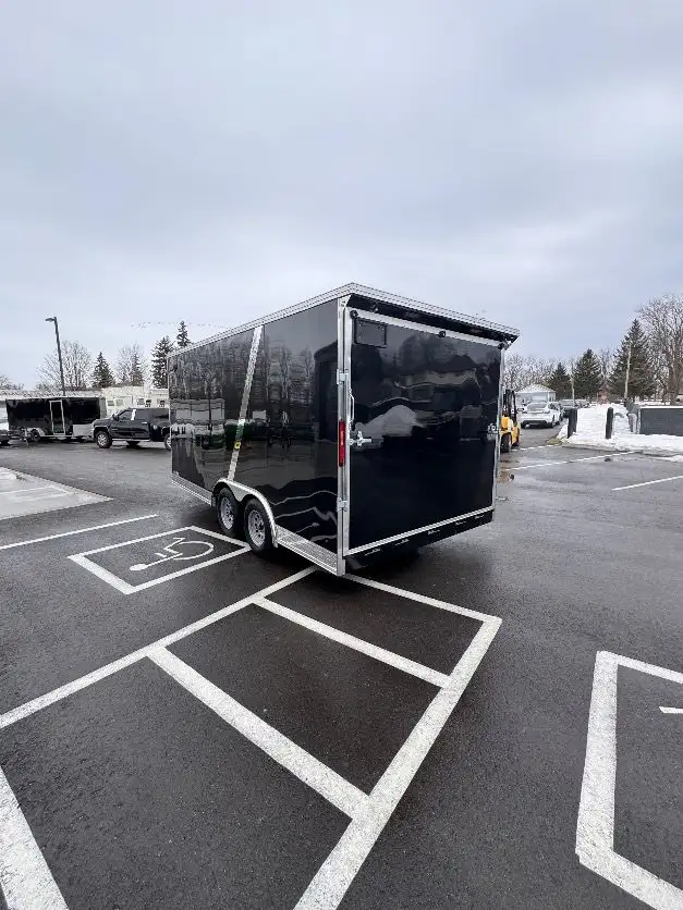 8.5x16 Tandem Axle 7.6Ft INT Height Enclosed cargo Trailer in Cargo & Utility Trailers in Brantford - Image 5