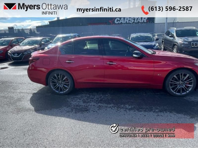 2022 INFINITI Q50 Red Sport I-LINE - Certified in Cars & Trucks in Ottawa - Image 4