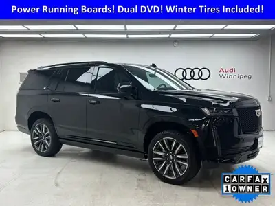 Local Trade with brand new 22 tires just installed plus a set of winter tires included! This Cadilla...