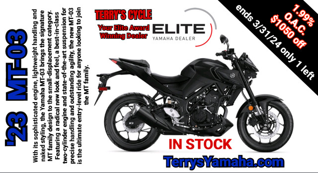 2024 Yamaha R1M / R3 / R7 /  MT-03 / MT-07 / MT-09 / Tenere 700  in Sport Bikes in Regina - Image 3