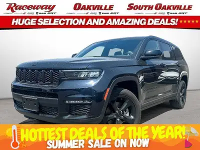 2024 JEEP GRAND CHEROKEE L LIMITED 4X4 Midnight Sky Global Black Capri Leatherette Seats 3.6L V6 - A...