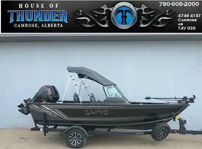 2025 Lund 1775 Impact XS w/115 Mercury PRO XS 4 Stroke. It sports a full windshield to comfortably p...