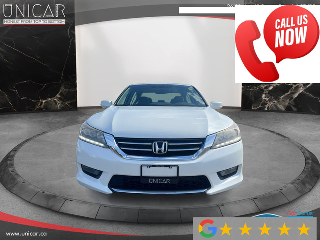 2014 Honda Accord Sedan 4 Cyl Touring Navi Leather Sunroof Heate dans Autos et camions  à Région de Markham/York - Image 2