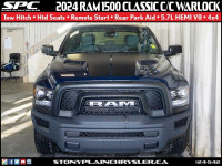 This 2024 Ram 1500 Classic Crew Cab Warlock 4x4 pickup truck with heated seats, tow hitch, 5.7L HEMI... (image 7)