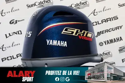 Ce moteur hors-bord YAMAHA V-MAX VF115LB 2025 est disponible DÈS MAINTENANT! Contactez-nous au 450-4...