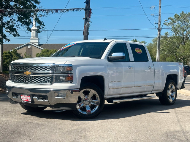 2014 CHEVROLET SILVERADO 1500 LTZ CREW CAB 4X4 5.3L V8 CERTIFIED in Cars & Trucks in Hamilton