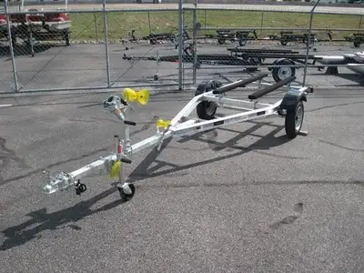 1800lb single axle boat trailer galvanized $1999 Hot dipped galvanized led lights fully adjustable b...