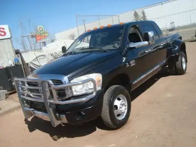 NORTH POINT MOTORS...CALL TEXT 780-224-7791 CHECK OUT THIS 08 DODGE RAM 3500 MEGA CAB 4X4 DRW 6.7L C...