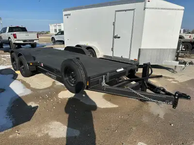 20’ Tilting Rainbow Excursion Car & Equipment Trailer, tandem 5200 lb axles, GVWR 9900 lbs, 2360 lbs...