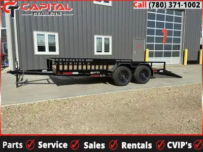 Perfect Utility Trailer for: ATVs; Riding Lawn Mowers; Small Tractors; Equipment Alberta Made 4' Ram...