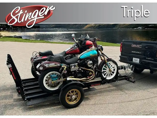 2024 Stinger TRIPLE MOTORCYCLE TRAILER in Cargo & Utility Trailers in Ottawa - Image 6