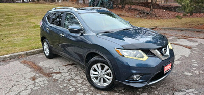 2015 Nissan Rogue SV, PUSH BUTTON, REAR CAM, PANA ROOF, BLUETOOT