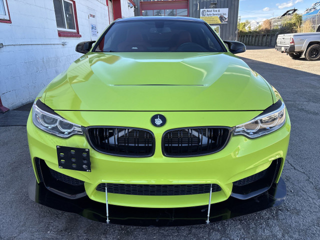 2015 BMW M4 LIME GREEN WRAP | RWD | LOTS OF MODS | TWIN TURBO 3. in Cars & Trucks in Calgary - Image 3
