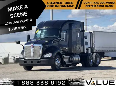 2020 KENWORTH T680 Sleeper * Odometer: 851,373 kms * Engine Make: Paccar * Engine Model: MX-13 * Eng...