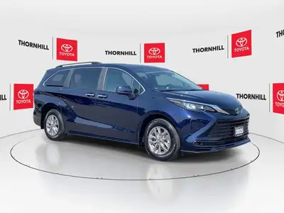 Thornhill Toyota Proudly Presents This Blue 2025 Toyota Sienna with XLE 8-Passenger Package, Featuri...