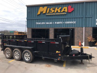 2023 Miska 10 Ton Contractor Dump Trailer