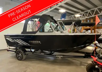2024 SmokerCraft 18 Phantom X2 Finished in Onyx The Phantom 18 X2 is ideal for big water adventure....