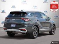 New Price! Odometer is 594 kilometers below market average! Gray 2023 Kia Sportage LX AWD 8-Speed Au... (image 4)