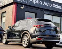 CX-9 AWD Signature - Jet Black Exterior on Chroma Brown Perforated Nappa Leather Upholstery - Carfax... (image 2)