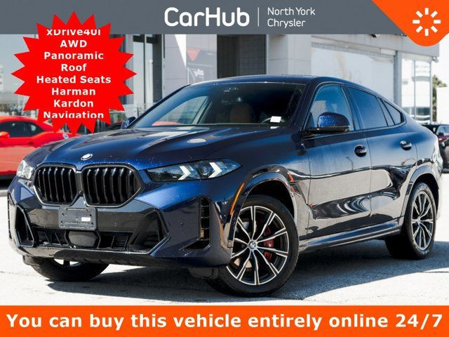 2024 BMW X6 xDrive40i AWD Panoroof Heated Seats Harman Kardon in Cars & Trucks in City of Toronto