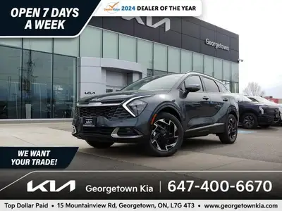 SOLD! UP TO 55 KM EV RANGE! NEW CARS AT USED CAR PRICES! The Sportage HEV and PHEV reimagines the ad...