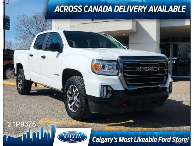  2021 GMC Canyon 4WD AT4 V6 | HEATED SEATS | APPLE CARPLAY in Cars & Trucks in Calgary
