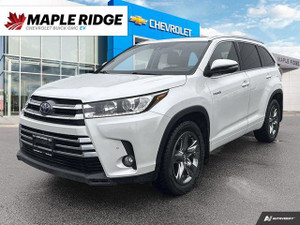 2018 Toyota Highlander Hybrid Limited | Adaptive Cruise | EV Mode | Heated Ventilated Leather | 360 Cam | Sunroof ||