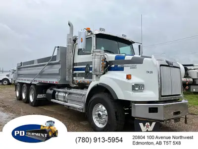 2015 Western Star 4900SA Tri Drive Dump Truck Detroit DD16 600 HP engine, Engine brake, 18 speed tra...
