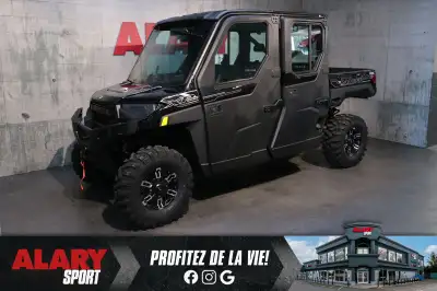 Ce CÔTE-À-CÔTE POLARIS RANGER CREW XP 1000 ULTIMATE Edt. Texas Northstar 2025 est disponible DÈS MAI...