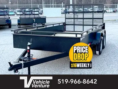 SIZE: 72" X 12' WEIGHT: 1,226 lbs PAYLOAD: 1,764 lbs GVWR: 2,990 lbs AXLES: (2) 2,200 lbs Axles w/Ea...