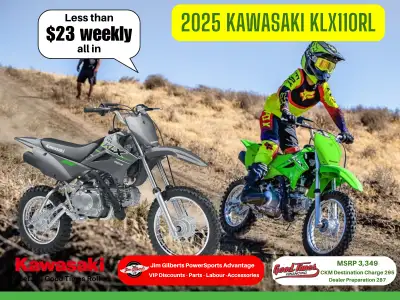 Less than $23 Weekly on the TrailDiscover the pinnacle of off-road excitement with the 2025 KAWASAKI...