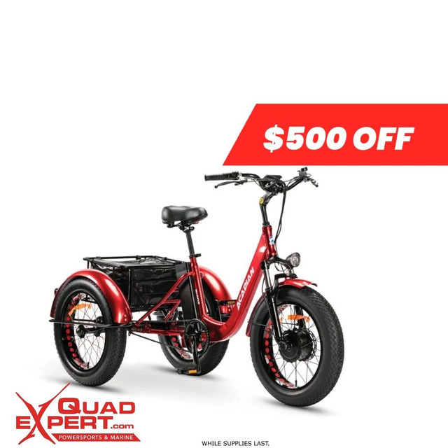 Slane Acadian Trike Ebike $500 Off in Scooters & Pocket Bikes in Ottawa