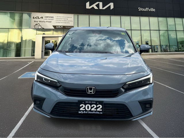 2022 Honda Civic Touring | SONIC GRAY PEARL | NAVI | CARPLAY in Cars & Trucks in Markham / York Region - Image 2