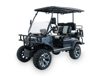 2024 HDK Electric Vehicles Forester 4 Plus Golf Cart Arctic Gray